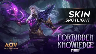 Paine Forbidden Knowledge Skin Spotlight - Garena AOV (Arena of Valor)