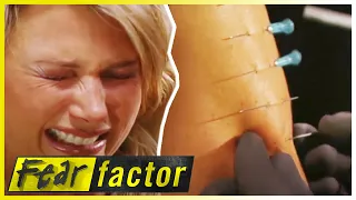 NEEDLES In Arms & MAGGOT Cheese 💉| Fear Factor US | S03 E09 | Full Episodes | Thrill Zone