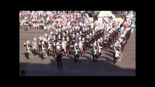 Royal Marines School of Music - Beating Retreat 08-08-15