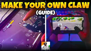 HOW TO MAKE YOUR OWN CLAW CONTROLS IN BGMI🔥FOR BEGINNERS (DETAILED GUIDE)