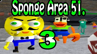 Sponge Area 51. Neighbor Escape Alien Base Secret Android Gameplay Level 3