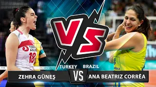 ✅Zehra Güneş vs Ana Beatriz Corrêa✅ | Who is the Best for you ? | Turkey vs Brazil | VNL 2019 | HD |