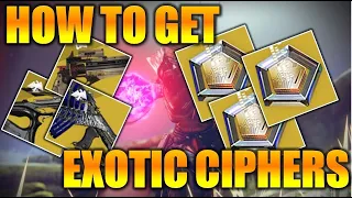 DESTINY 2 | WHAT ARE EXOTIC CIPHERS & HOW TO GET THEM - HOW TO GET PAST SEASONAL EXOTICS!!!