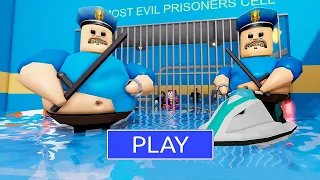 WATER BARRY'S PRISON RUN (Obby) New Update - Roblox Walkthrough FULL GAME #scaryobby #roblox