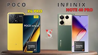 Infinix Note 40 pro 5G Vs Poco X6 Pro  Full Comparison