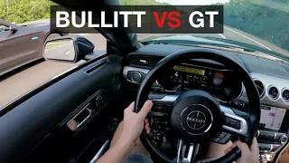 2019 MUSTANG BULLITT VS 2023 MUSTANG GT 😮‍💨 Hard pulls, Street Races & More!! *pov drive*