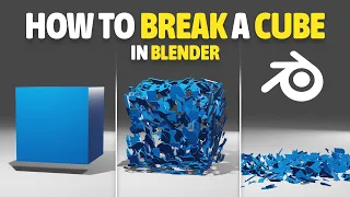 How to Explode An Object in Blender - Tutorial