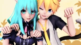 【MMD PV】Ah, It's a Wonderful Cat Life +Eng Sub 【初音ミク・鏡音レン】