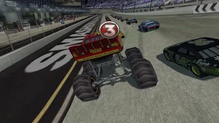 Cars: Mater-National: Hi-Octane Mod: Monster McQueen on the track!