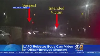 Video: Gunfire Erupts Between Would-Be Carjacker, LAPD Officer