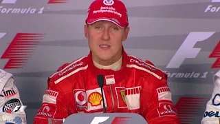 F1 Archive: Michael Schumacher Announces Retirement At Monza In 2006