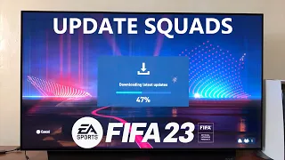 How To Update Squads In FIFA 23