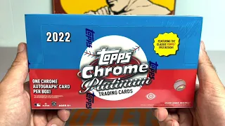 2022 Topps Chrome Platinum Hobby Box - Talkin' Playoffs!!!