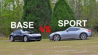 Base Model VS Sports Package 370z comparison.