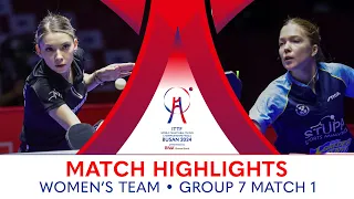 Bernadette Szocs (ROU) vs Christina Kallberg (SWE) | WT GP7 - Match 1 | #ITTFWorlds2024