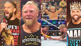 WWE King of the Ring 2024, Winners Results Highlights ! Roman Returns .. Jey wins KOTR, Brock lesnar