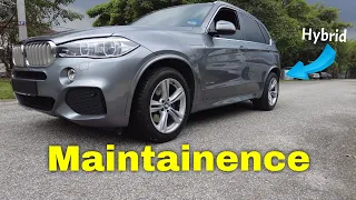 Maintenance for BMW F15 X5 40e Hybrid (PHEV)