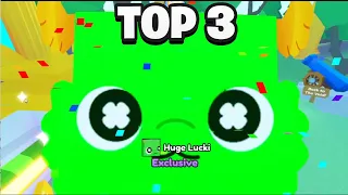 TOP 3 YouTubers HATCHED *HUGE LUCKI* On CAMERA! 🎉 - Pet Simulator X