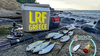 LRF Greece. Вълнуващ риболов в Гърция на различни риби от брега. Тест на нови примамки