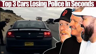 Top 3 Cars Losing Police In Seconds REACTION | OFFICE BLOKES REACT!!