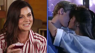 Tiffani Thiessen Makes a Co-Star 'Best Kiss' Confession | ET’s Sip or Spill