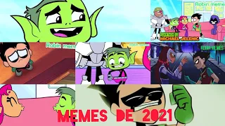 todo meus compilados de memes dos Jovens Titãs em ação de 2021 | compilado memes