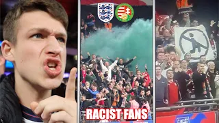 Racist Hungary Fans FIGHT Police at Wembley vs England...