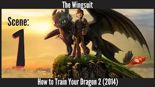 How to Train Your Dragon 2 (2014) - The Wingsuit - Scene (1/10)