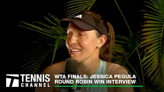 Jessica Pegula Reveals Best Part About Playing in Cancun | 2023 WTA Finals Win Interview