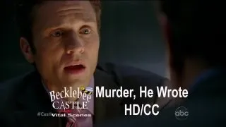 Castle 5x04  "Murder, He Wrote" Ryan Finds Out Secret Relationship (HD/CC)