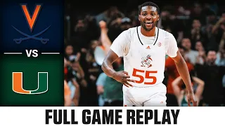 Virginia vs. Miami Full Game Replay | 2022-23 ACC Men’s Basketball