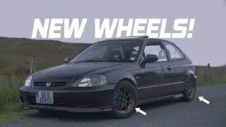 NEW WHEELS FOR THE CIVIC HATCH