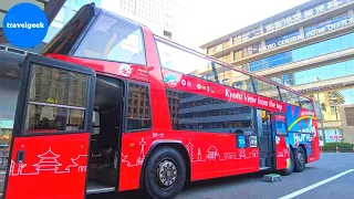 I Traveled around Kyoto on Exciting Double-Decker Bus