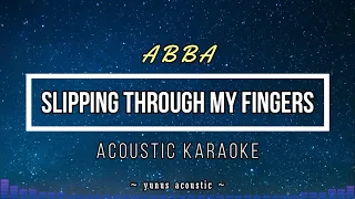 Slipping Through My Fingers [Karaoke Acoustic] - ABBA [HQ Audio]