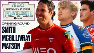 Jordy Smith, Matthew McGillivray, Kade Matson | MEO Rip Curl Pro Portugal 2024 Opening Round