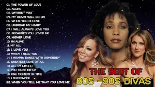 Whitney Houston Best Of The World Divas 🏆Best songs of Celine Dion, Mariah Carey, Whitney Houston 🏆