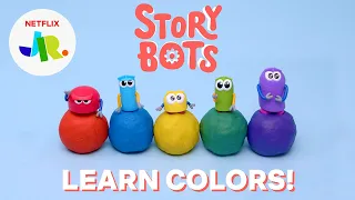 Learn Colors for Kids with StoryBots Clay 🌈 Netflix Jr
