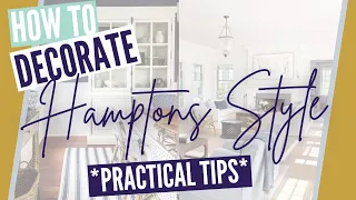 HOW TO Decorate HAMPTONS Style! // Top 5 ESSENTIAL Tips To Get The Look NOW!