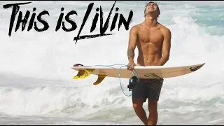 Koa Breaks Brand New Surfboard! || This is Livin'