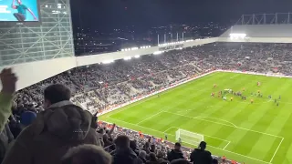 LFC fans - Liverpool v Newcastle - 18.2.23 - celebrations at final whistle