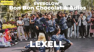 [DANCE IN PUBLIC] EVERGLOW - BON BON CHOCOLAT + ADIOS COVER BY LEXELL FROM MALANG 2019