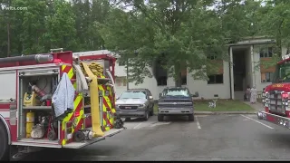 Apartment fire in Richland County