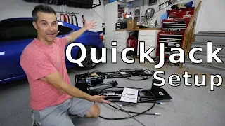 QuickJack Car Lift Unboxing And Setup