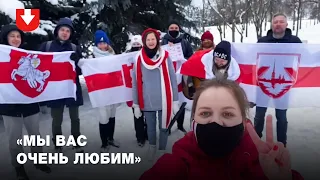 Белорусы из Санкт-Петербурга провели акцию солидарности