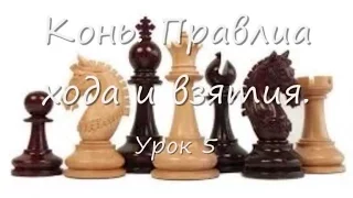 Конь  Правила хода и взятия  Урок 5