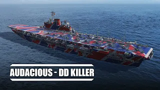 Audacius - DD Killer | World of Warships Replay