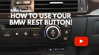 How To Use Your BMW Pre-LCI REST Button!