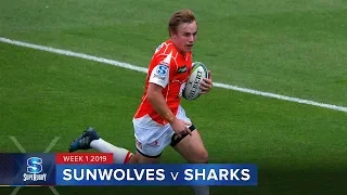 Sunwolves v Sharks | Super Rugby 2019 Rd 1 Highlights