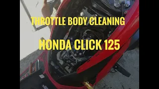 Throttle body cleaning | TPS and ECU reset | honda click 125