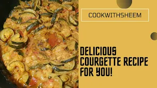 I have never eaten such delicious zucchini or Courgette! - fast and easy to cook